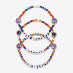 New York Islanders 3 Pack Friendship Bracelet