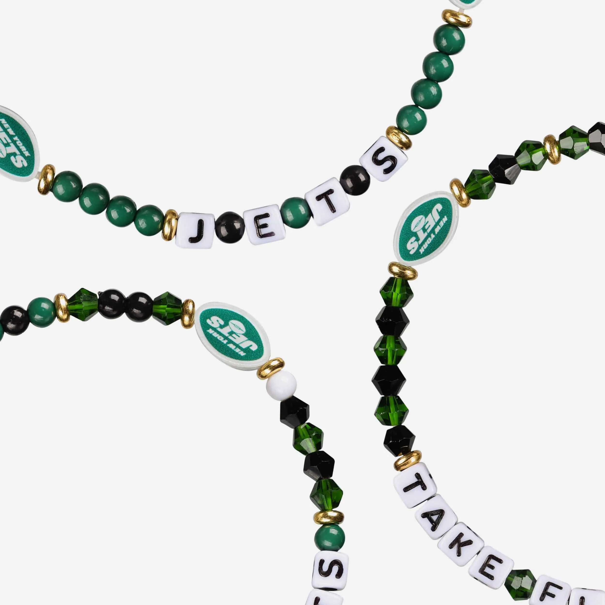 New York Jets 3 Pack Friendship Bracelet