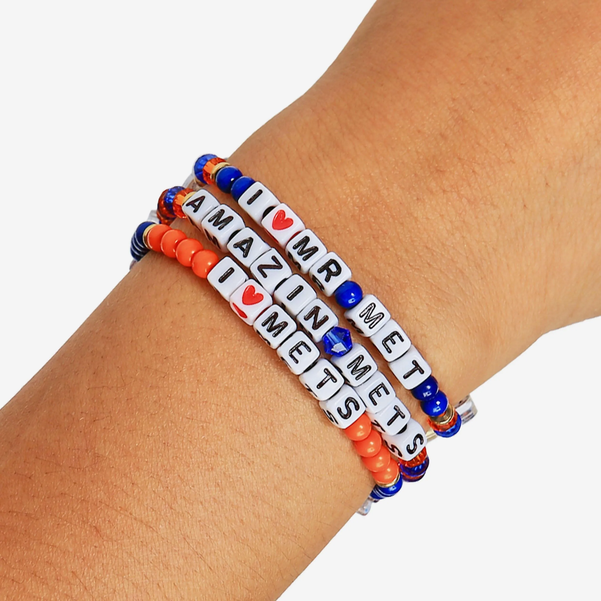 New York Mets 3 Pack Friendship Bracelet