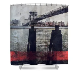 New York Pier - Shower Curtain