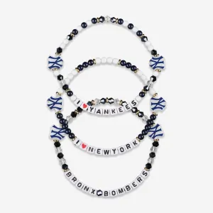 New York Yankees 3 Pack Friendship Bracelet