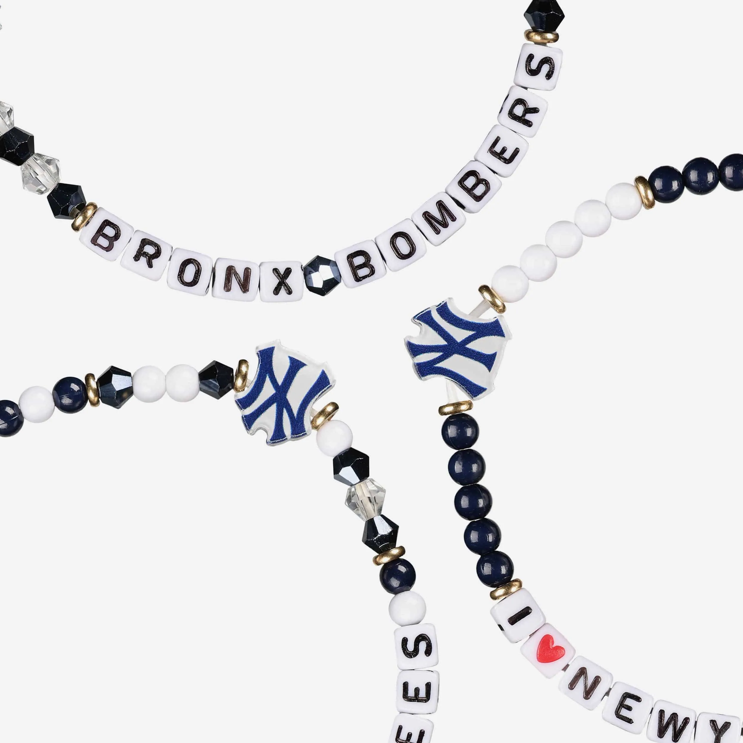 New York Yankees 3 Pack Friendship Bracelet