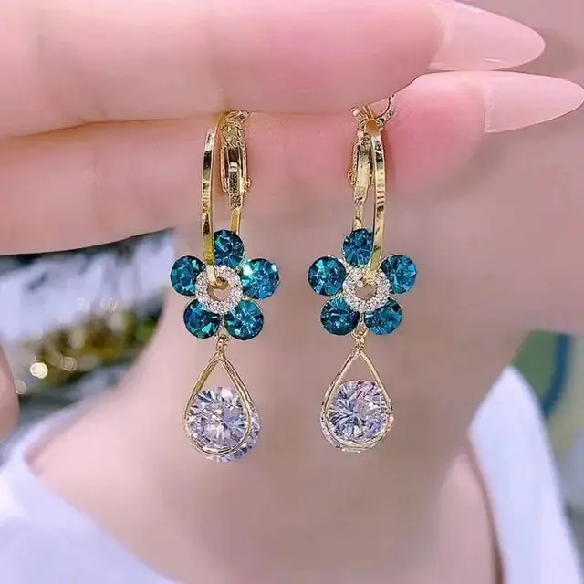 Opal Blossom Tassel Earring Collection