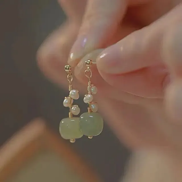 Opal Blossom Tassel Earring Collection