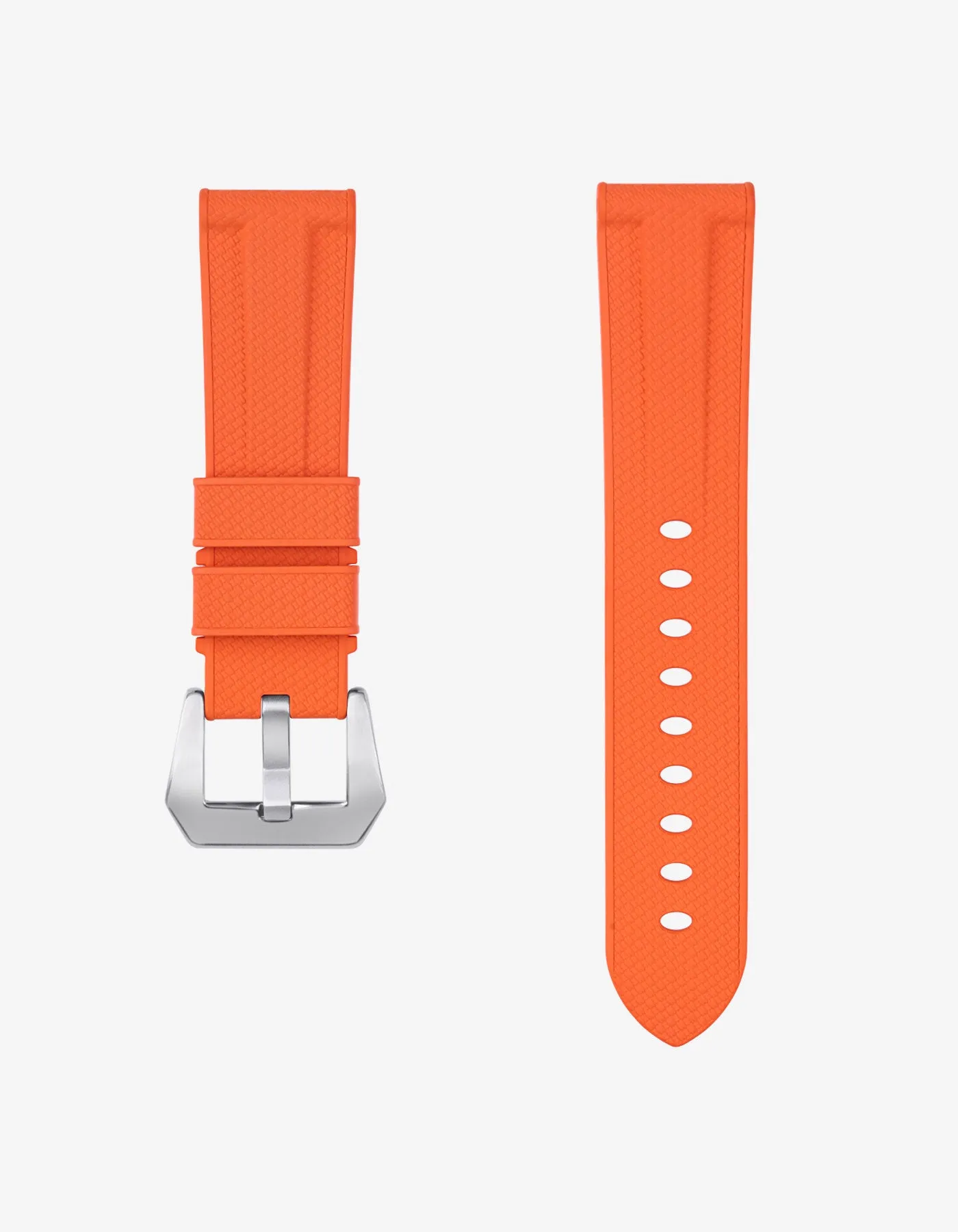 Orange Vertech FKM Rubber Strap for Panerai 22mm, 24mm & 26mm