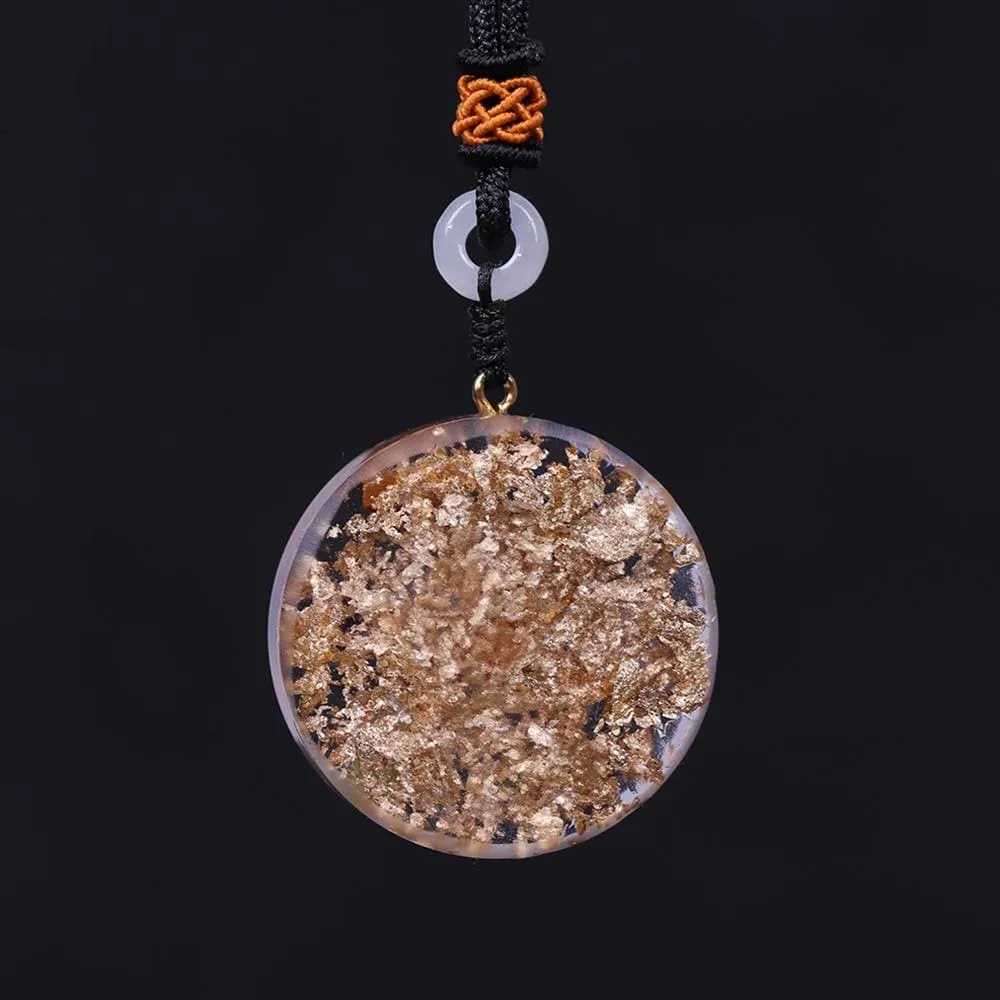 Orgone Pendant Rainbow Crystal Stones Chakra Reiki Healing Energy Generator Emf