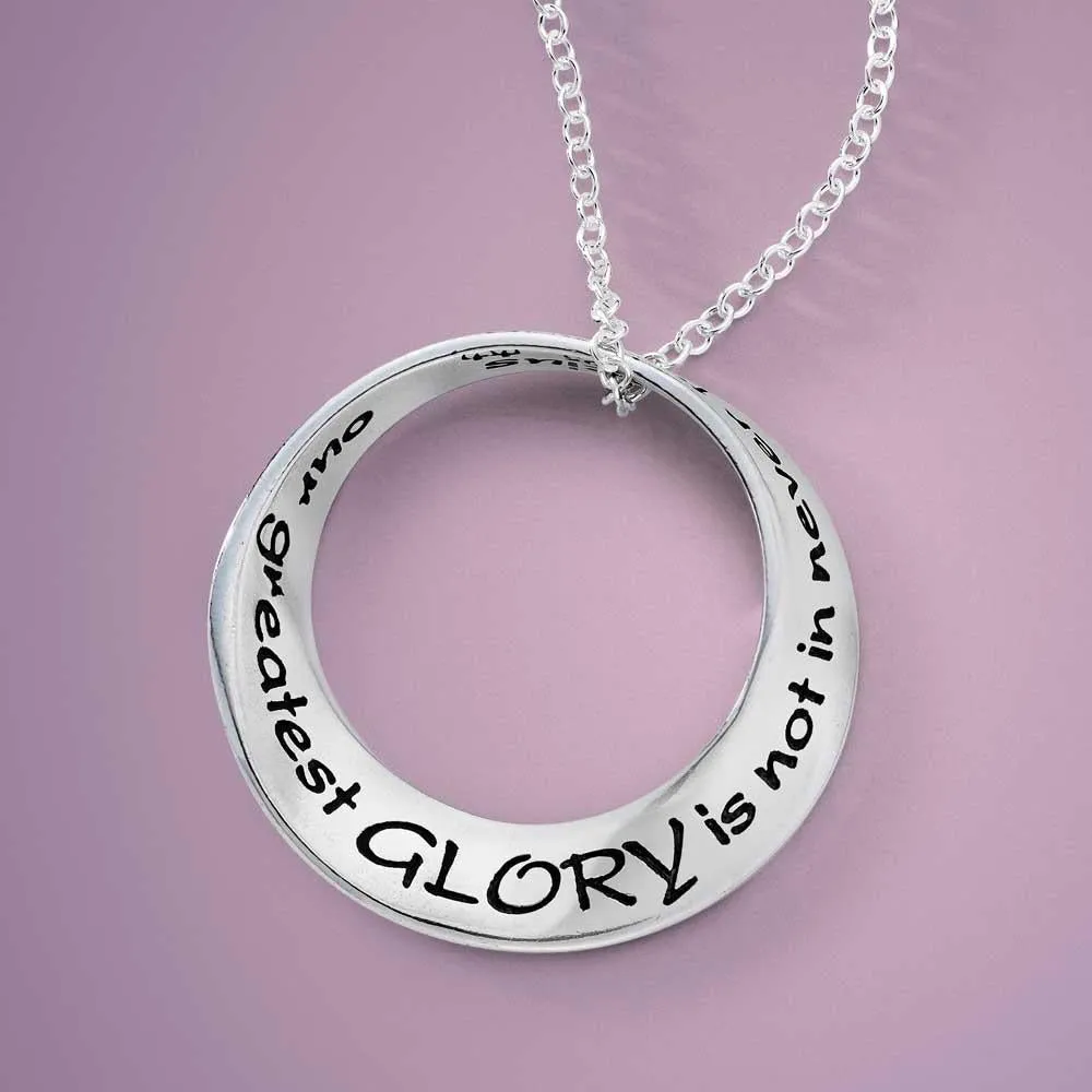Our Greatest Glory... - Confucius Necklace