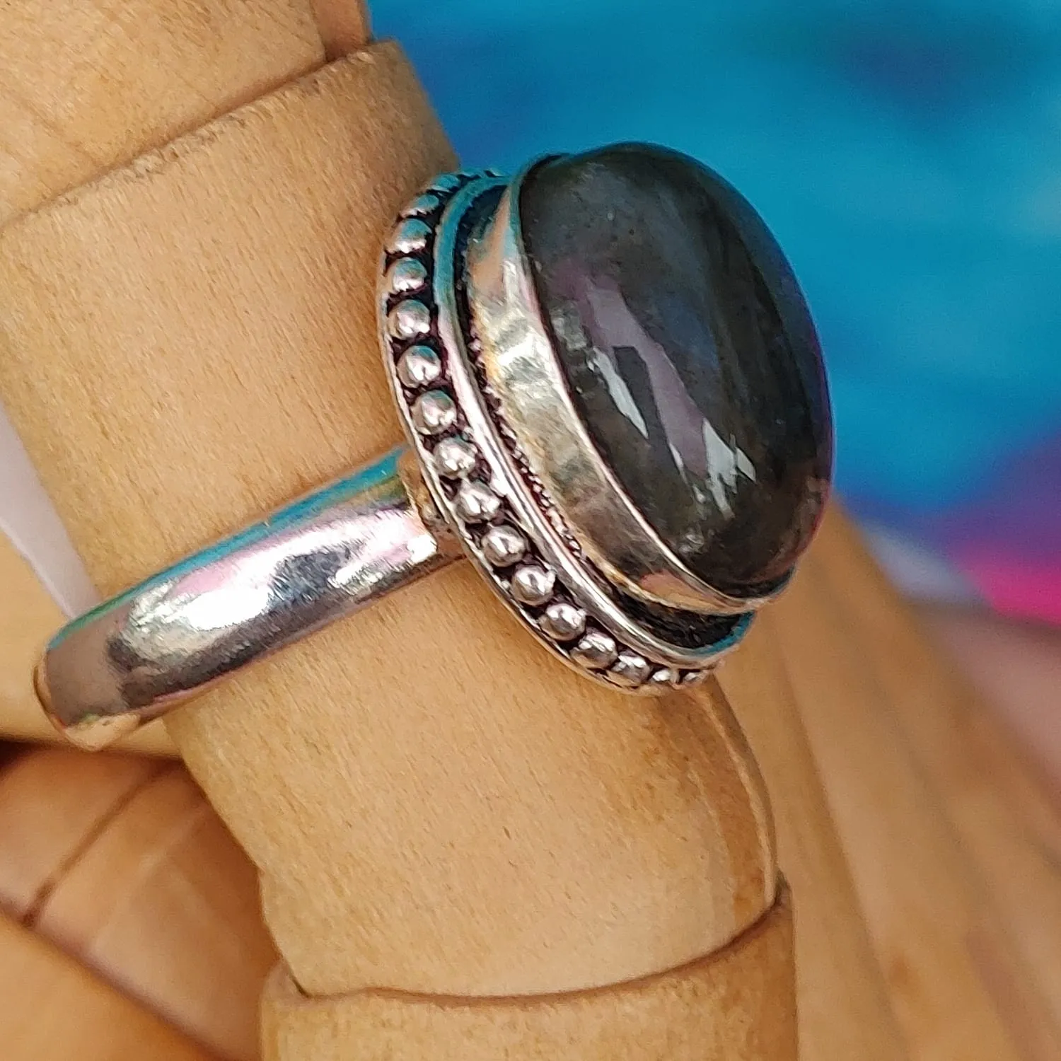 Oval Crystal Rings