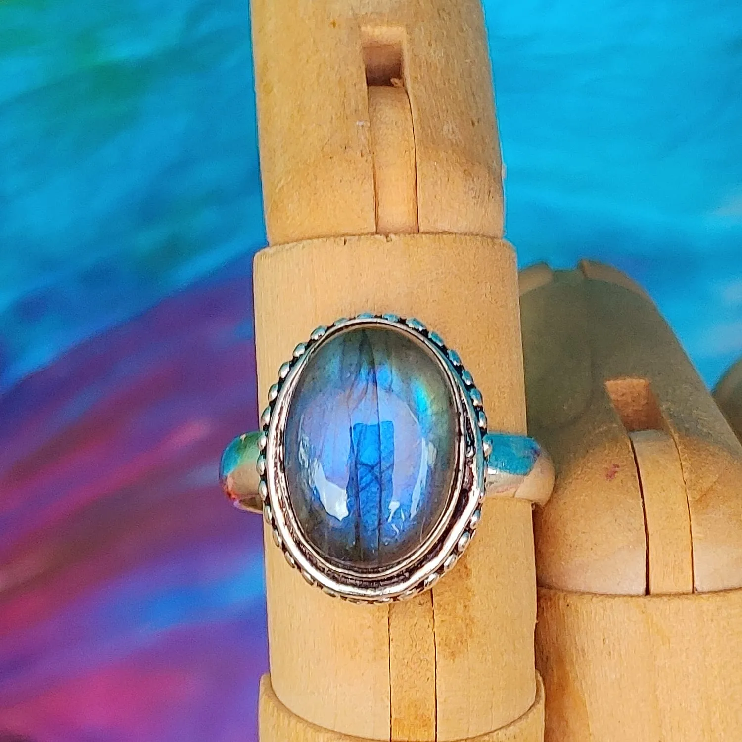 Oval Crystal Rings