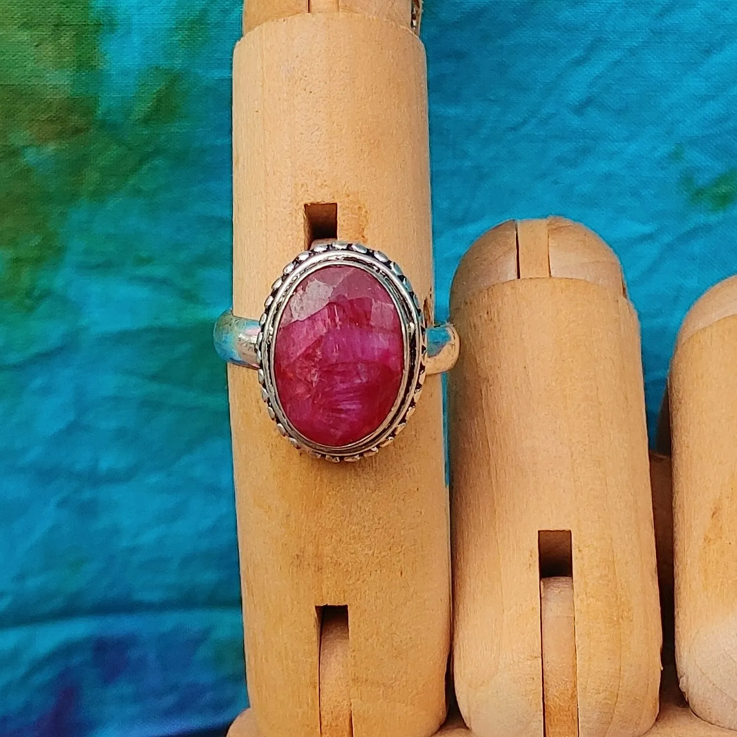 Oval Crystal Rings