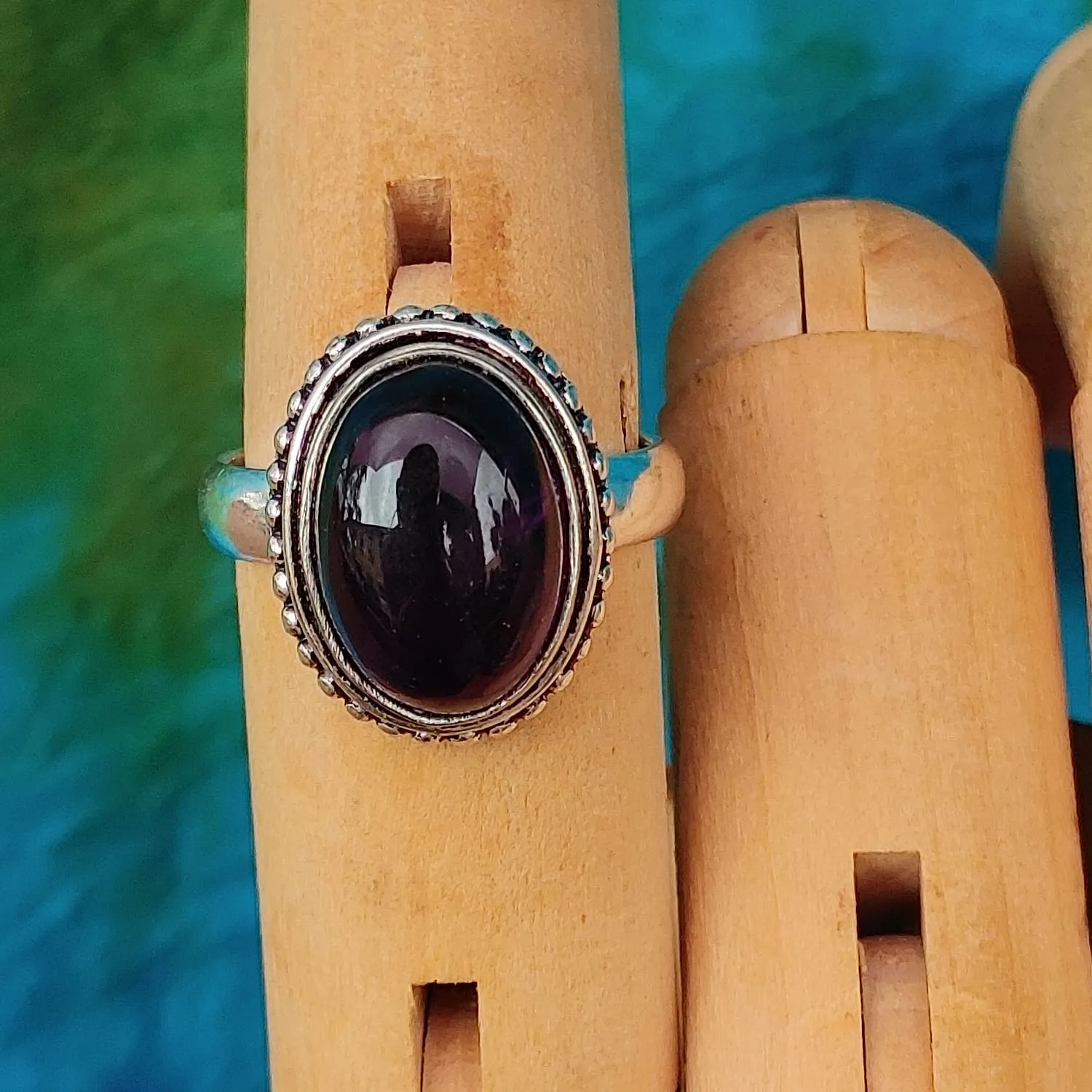 Oval Crystal Rings