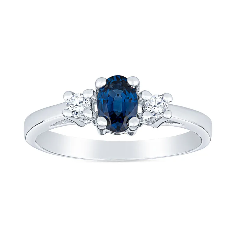 Oval Emerald and Diamond Ring