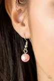 Paparazzi - Ballroom Belle - Pink Pearls Silver Necklace