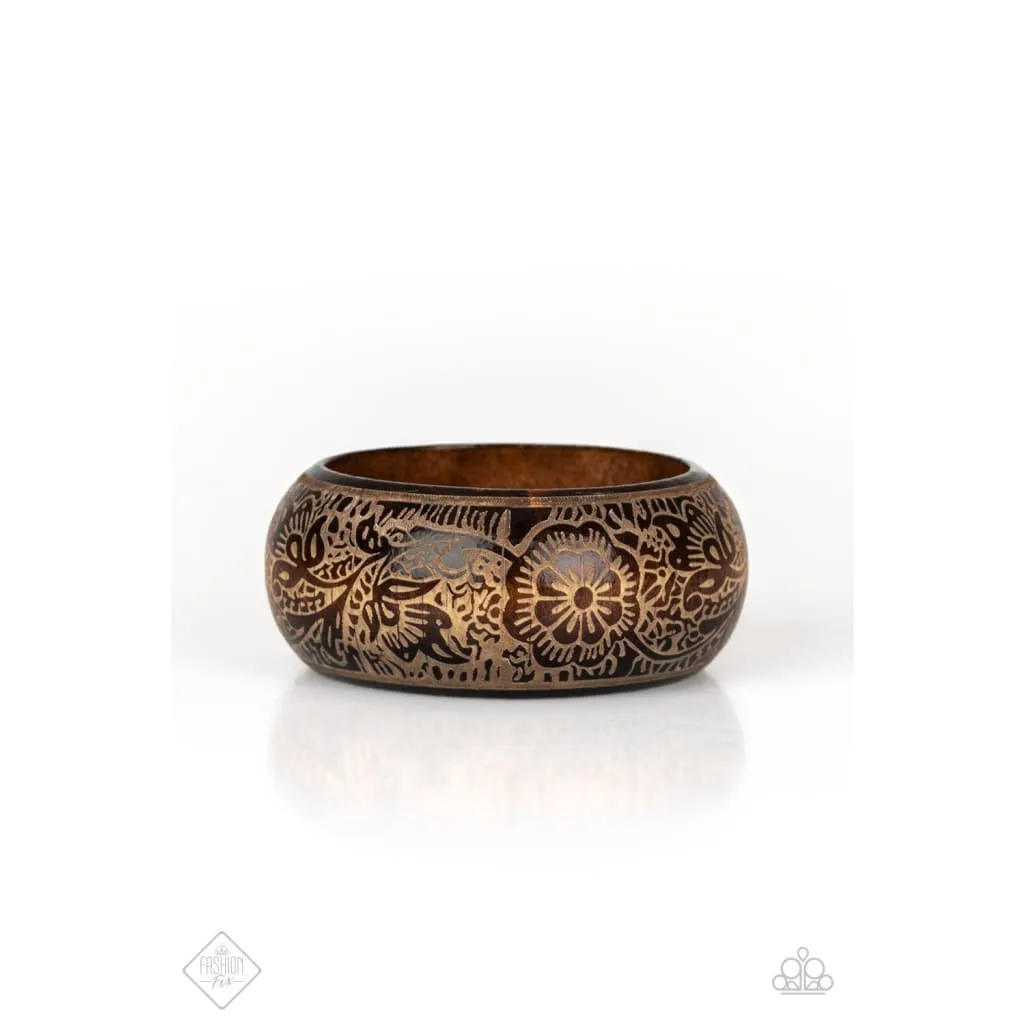 Paparazzi Beach Retreat Brown Bracelet