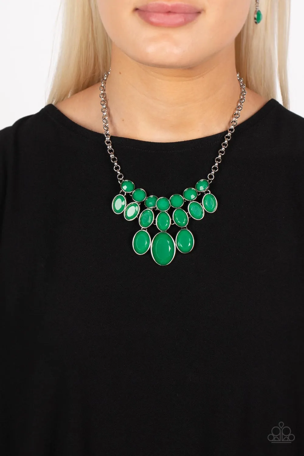 PAPARAZZI Delectable Daydream - Green NECKLACES