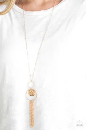 Paparazzi Faith Makes All Things Possible - Gold Necklace