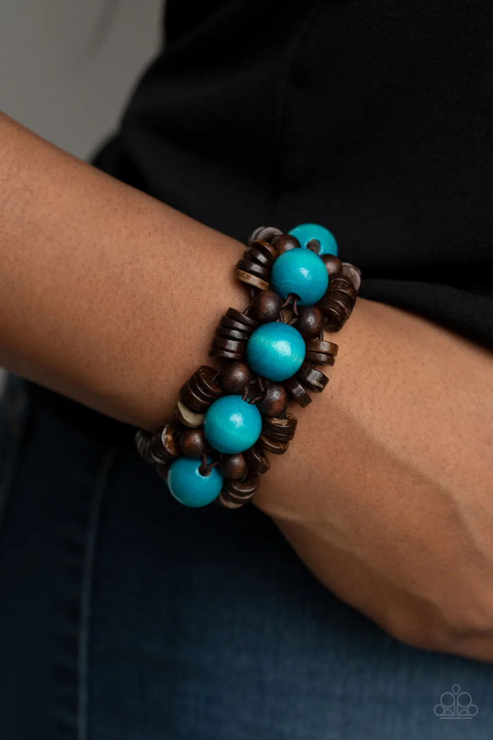 Paparazzi Tropical Temptations - Blue Bracelet