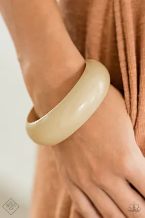 Paparazzi - Whimsically Woodsy -White Bracelet