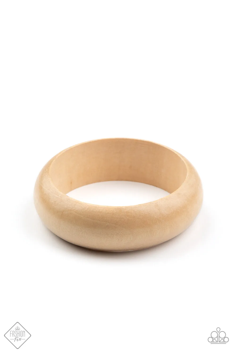 Paparazzi - Whimsically Woodsy -White Bracelet