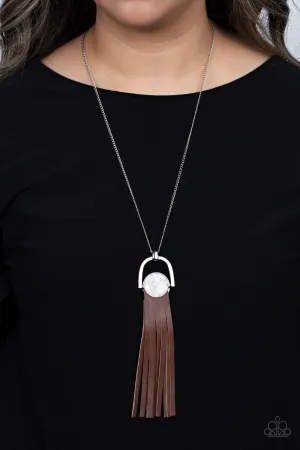 Paparazzi - Winslow Wanderer - White Necklace