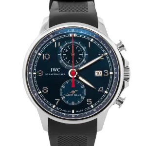PAPERS IWC Portugieser Yacht Club Chronograph Laureus Blue 45mm IW390213 BOX