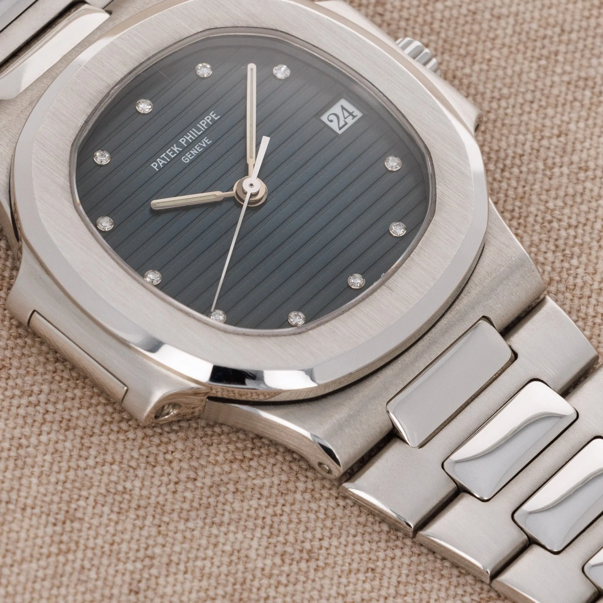 Patek Philippe Platinum Nautilus Watch Ref. 3800