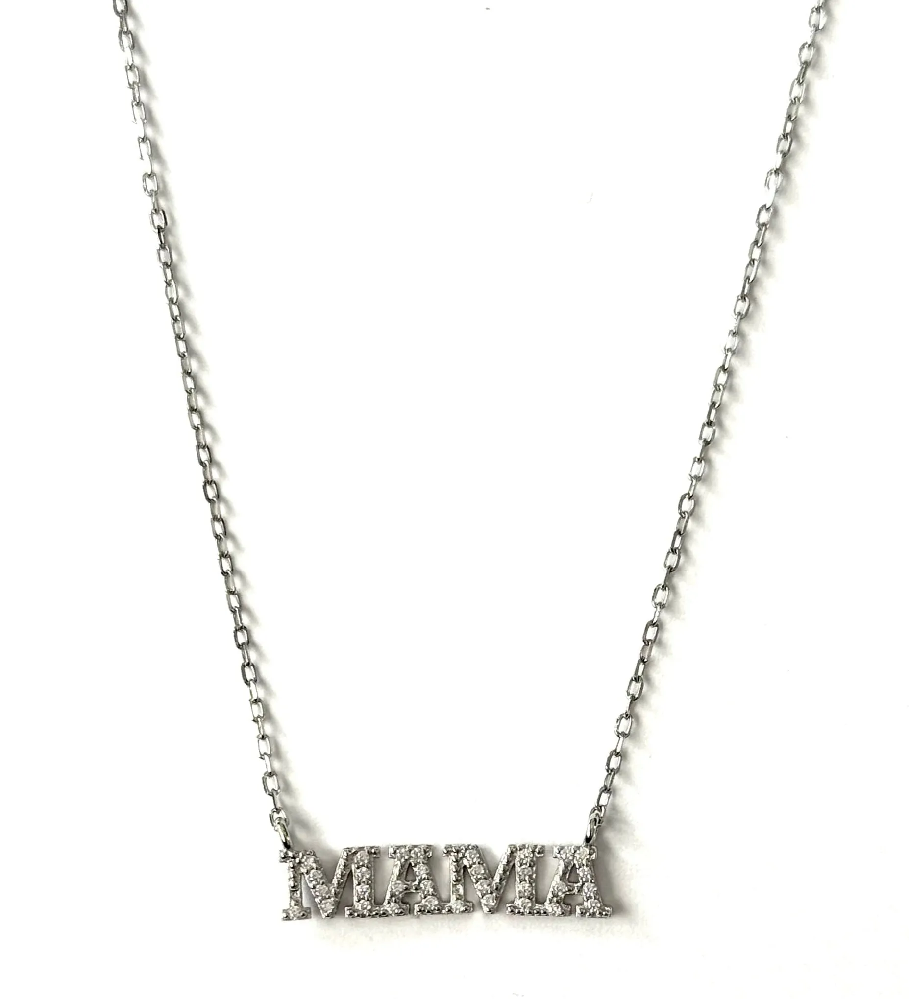 Patie CZ Mama Necklace