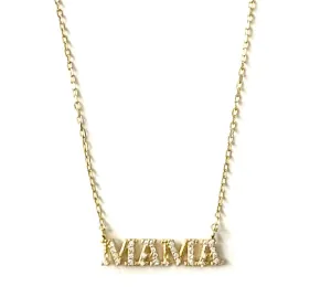 Patie CZ Mama Necklace