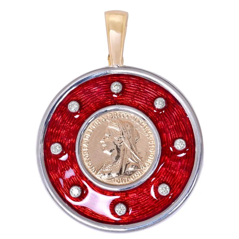 Pendant- Diamond (Enamel)  (39EM)