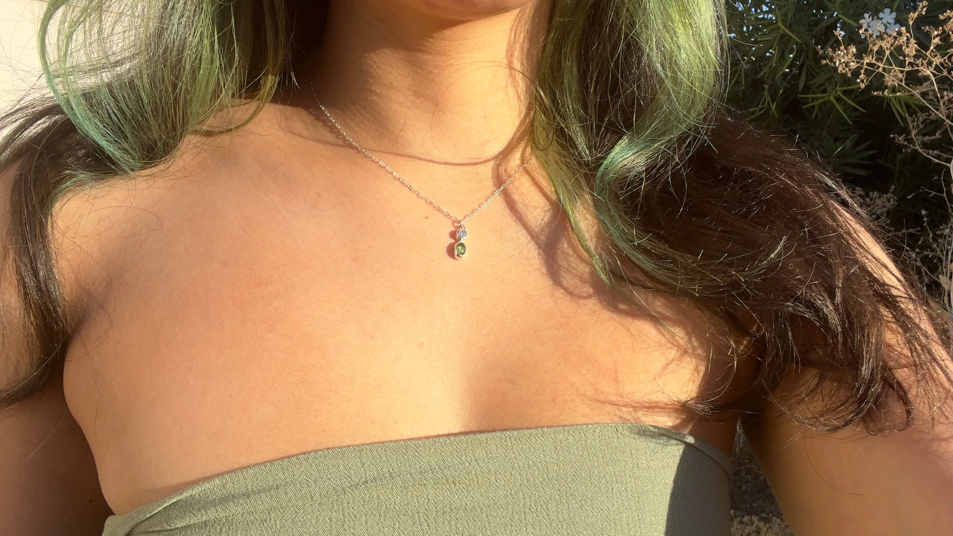 Peridot & Opal Pendant 𓆙