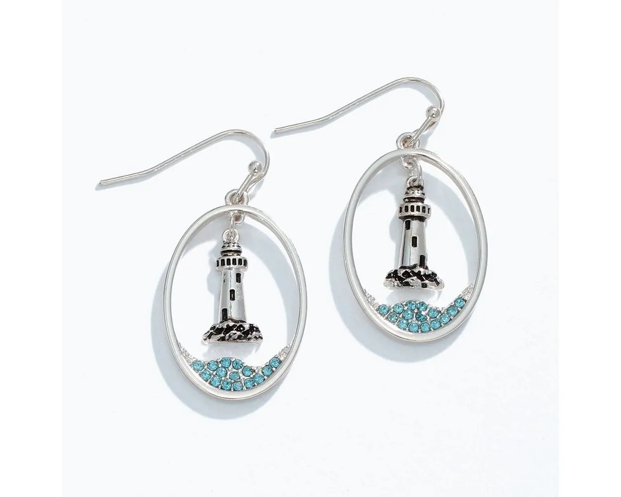 Periwinkle Lighthouse Earring
