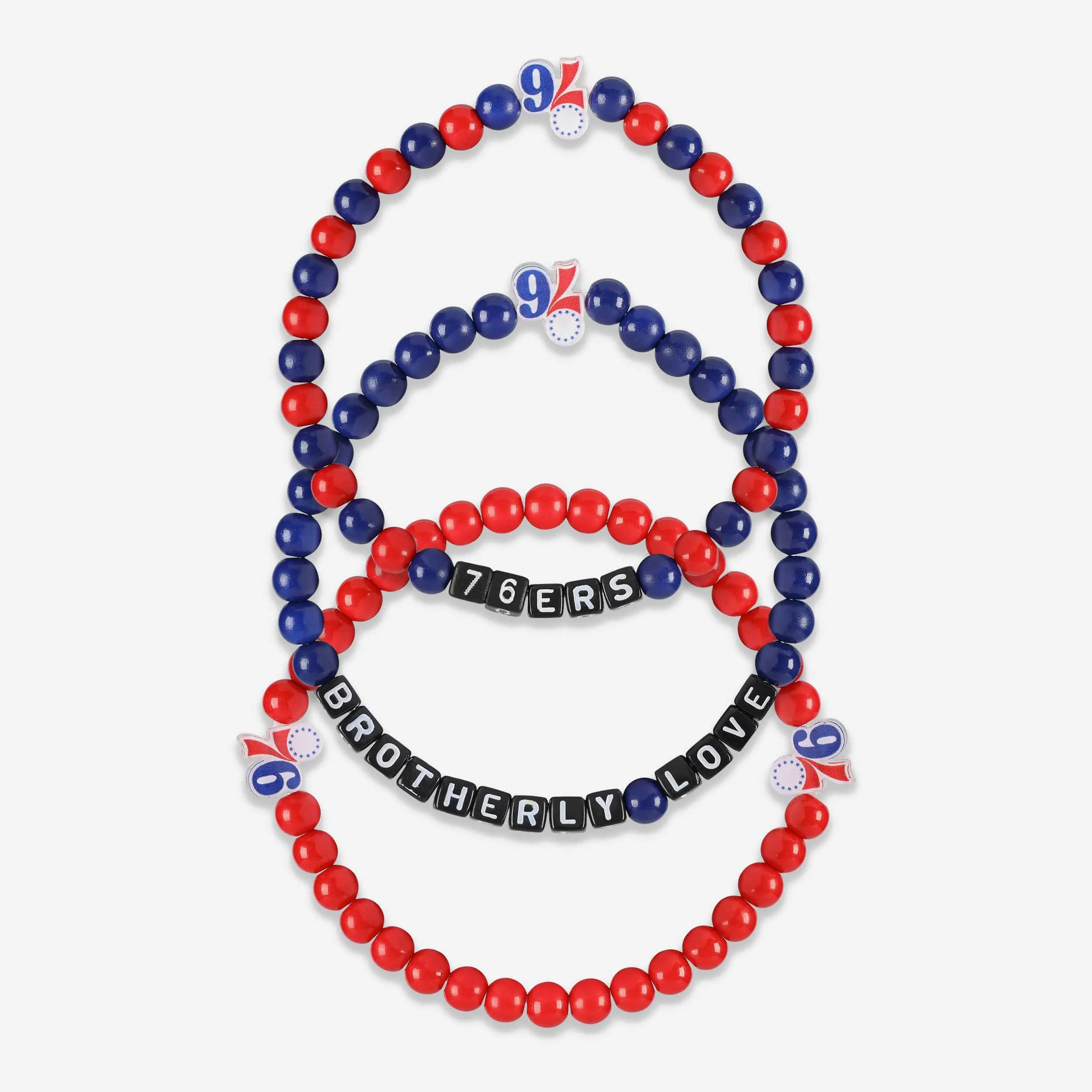 Philadelphia 76ers 3 Pack Beaded Friendship Bracelet