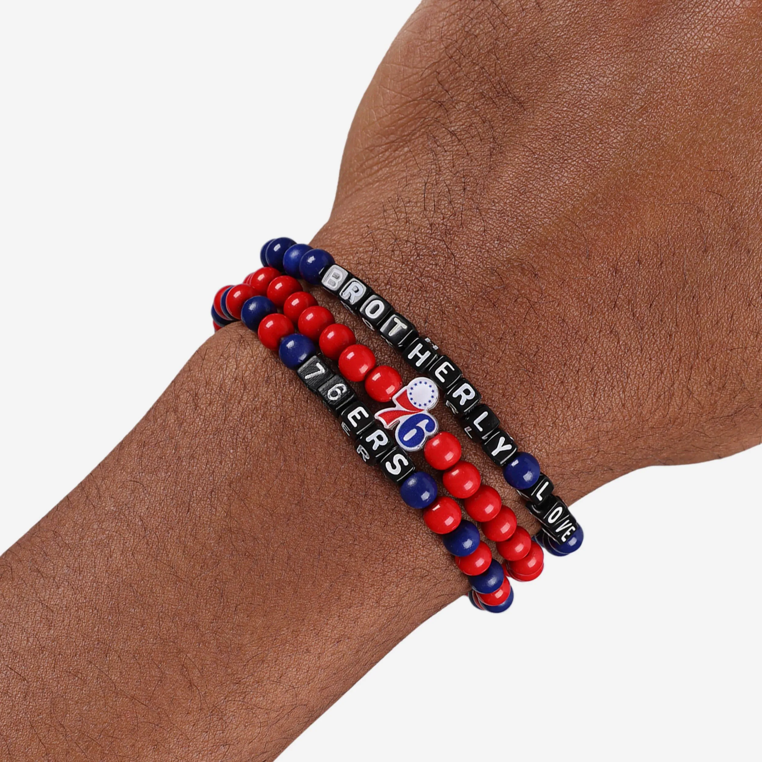 Philadelphia 76ers 3 Pack Beaded Friendship Bracelet