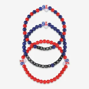 Philadelphia 76ers 3 Pack Beaded Friendship Bracelet