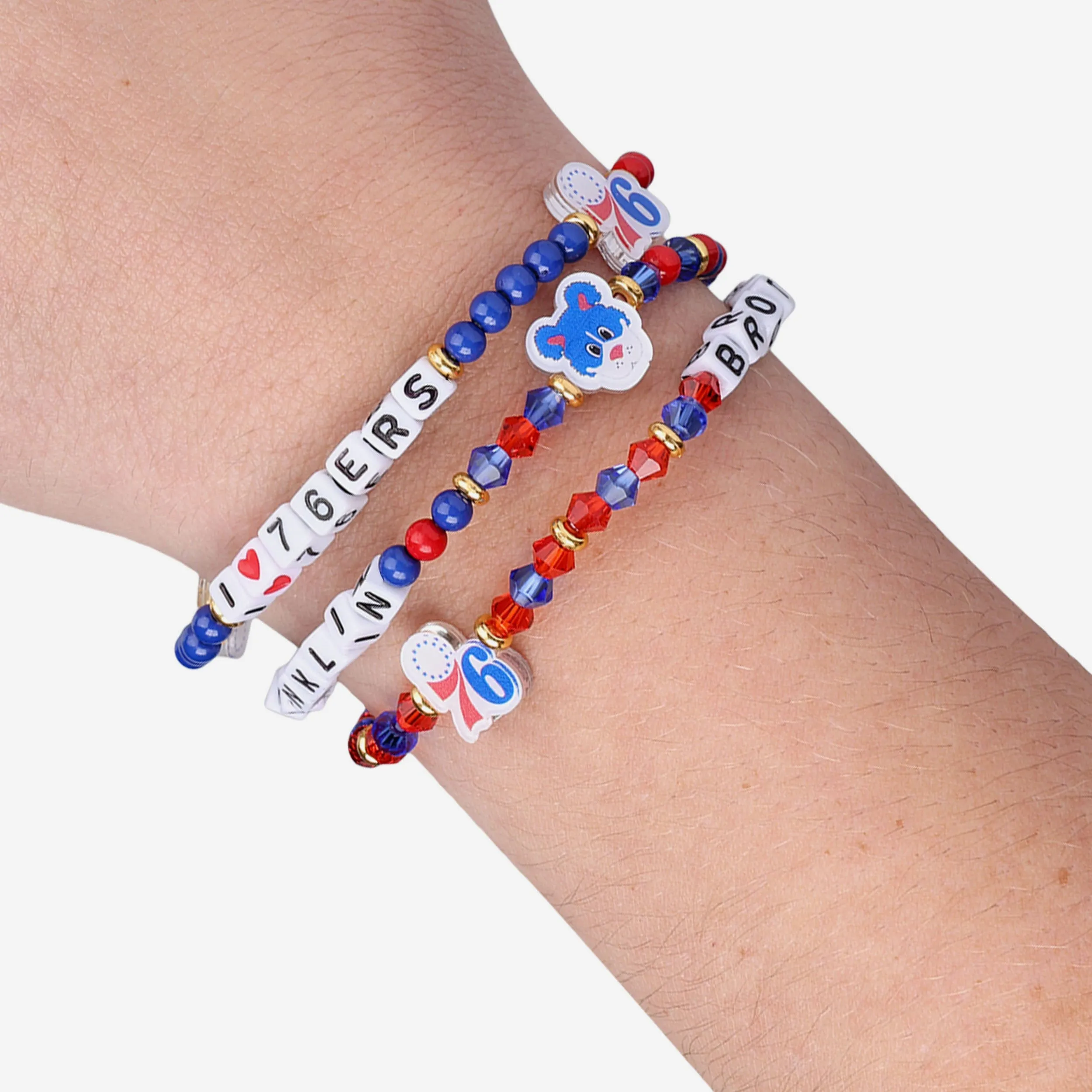 Philadelphia 76ers 3 Pack Friendship Bracelet