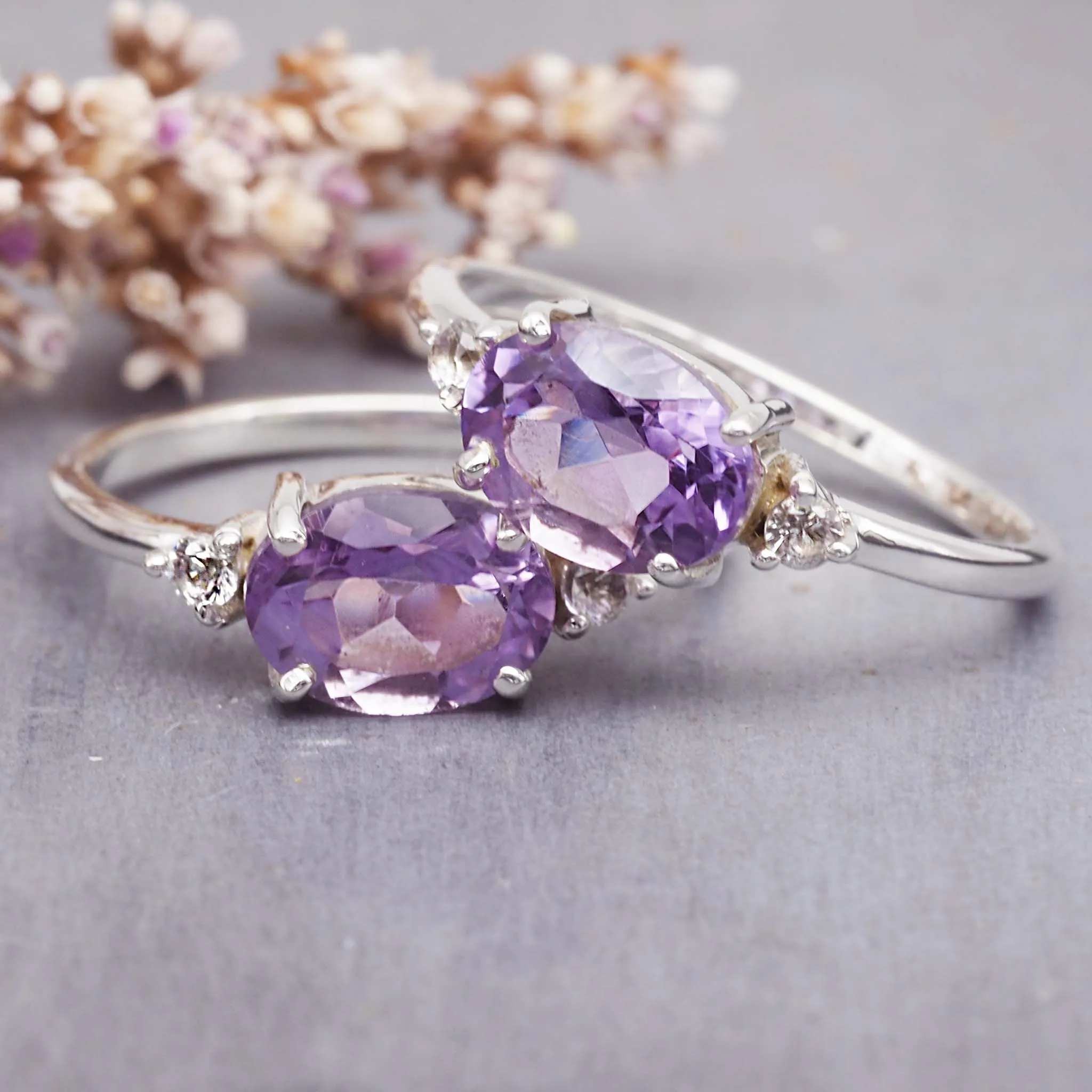 Pink Amethyst Ring