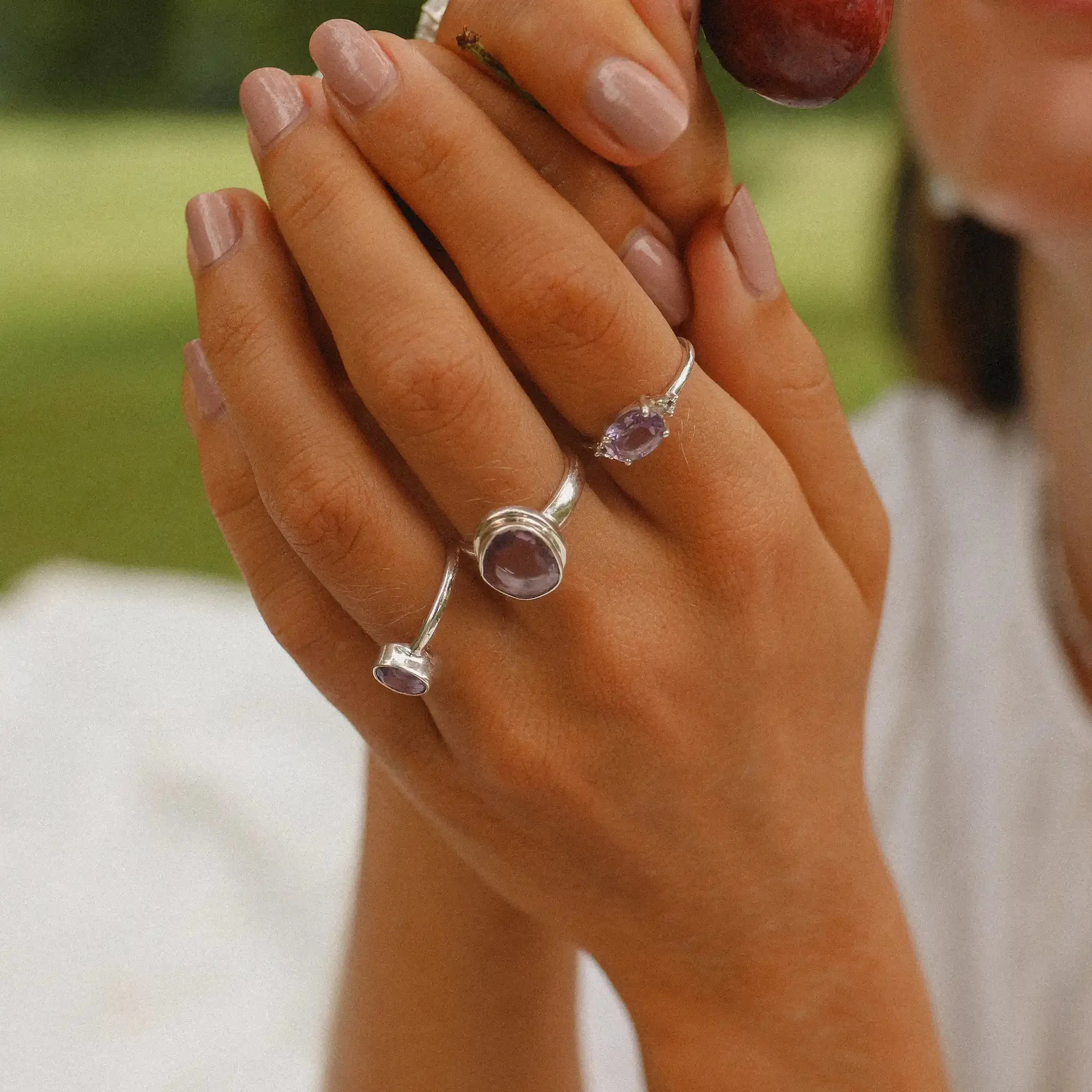 Pink Amethyst Ring