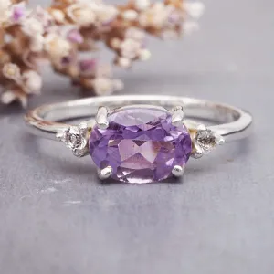 Pink Amethyst Ring
