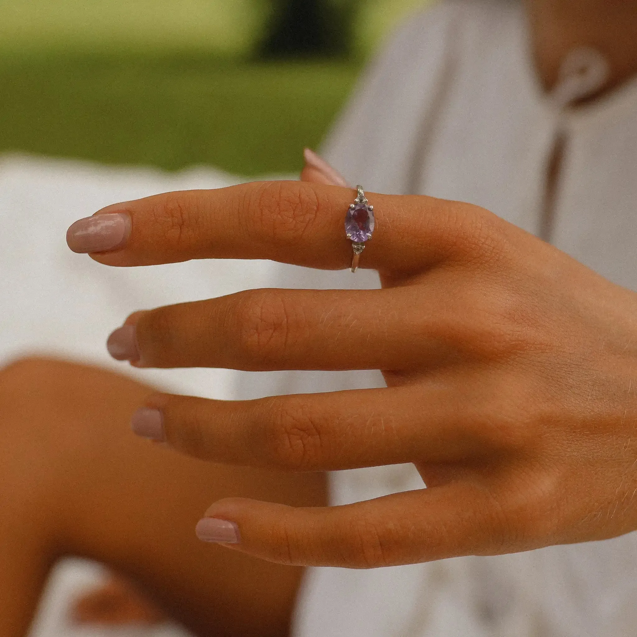 Pink Amethyst Ring
