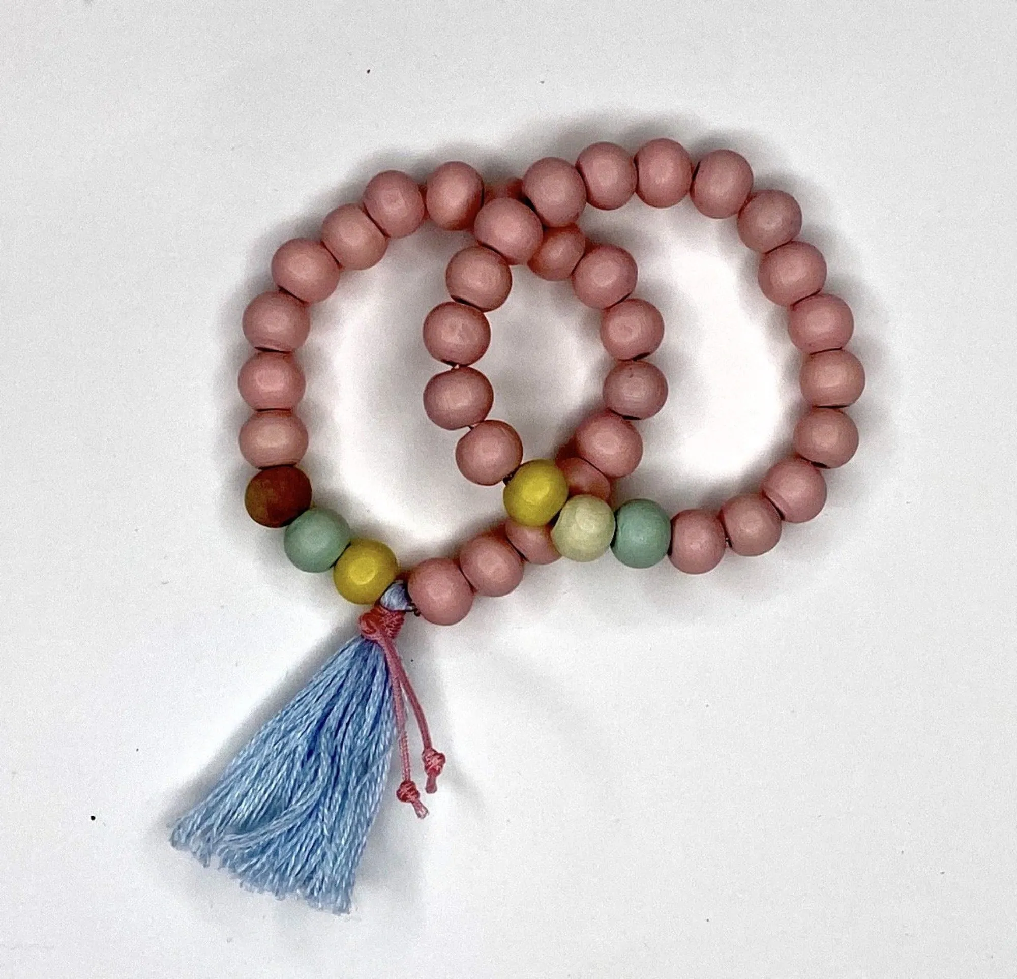 Pink Light Necklace and Bracelets