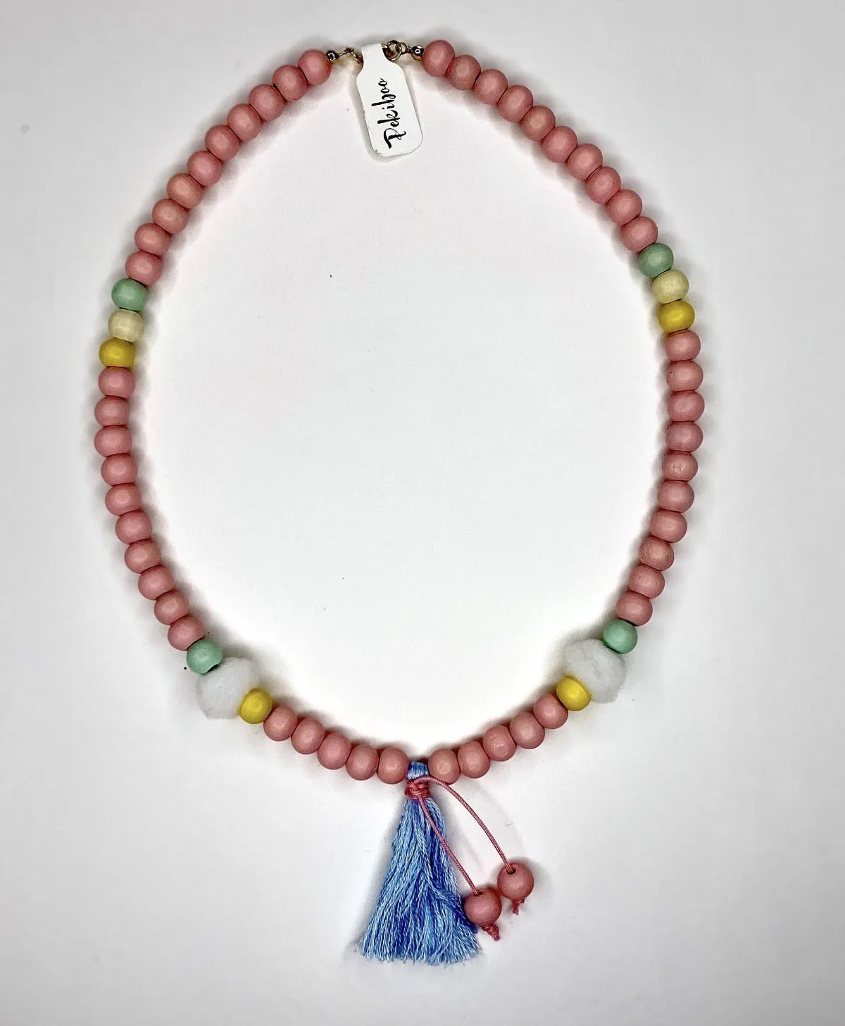 Pink Light Necklace and Bracelets