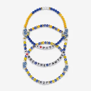 Pittsburgh Panthers 3 Pack Friendship Bracelet