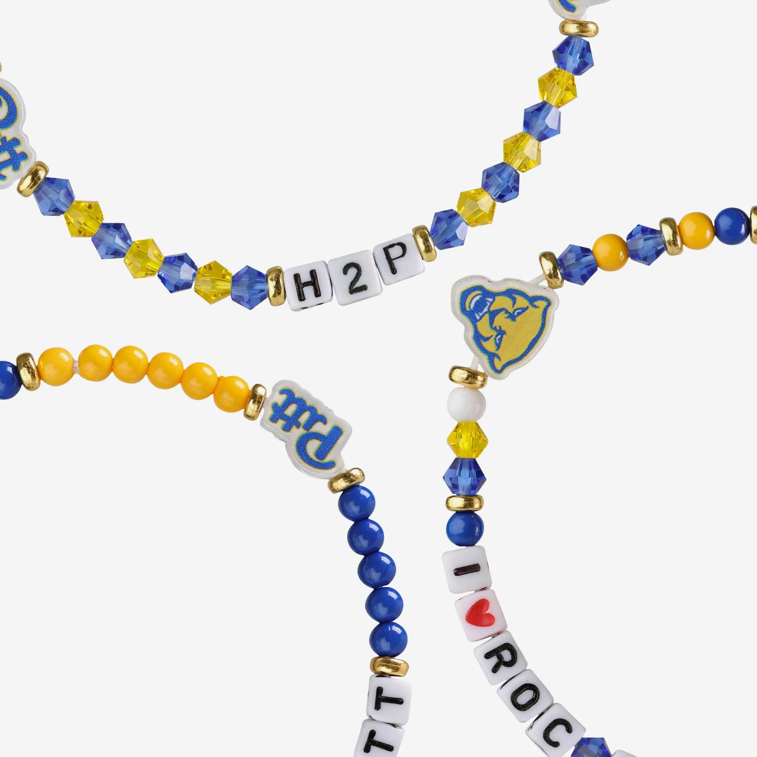 Pittsburgh Panthers 3 Pack Friendship Bracelet