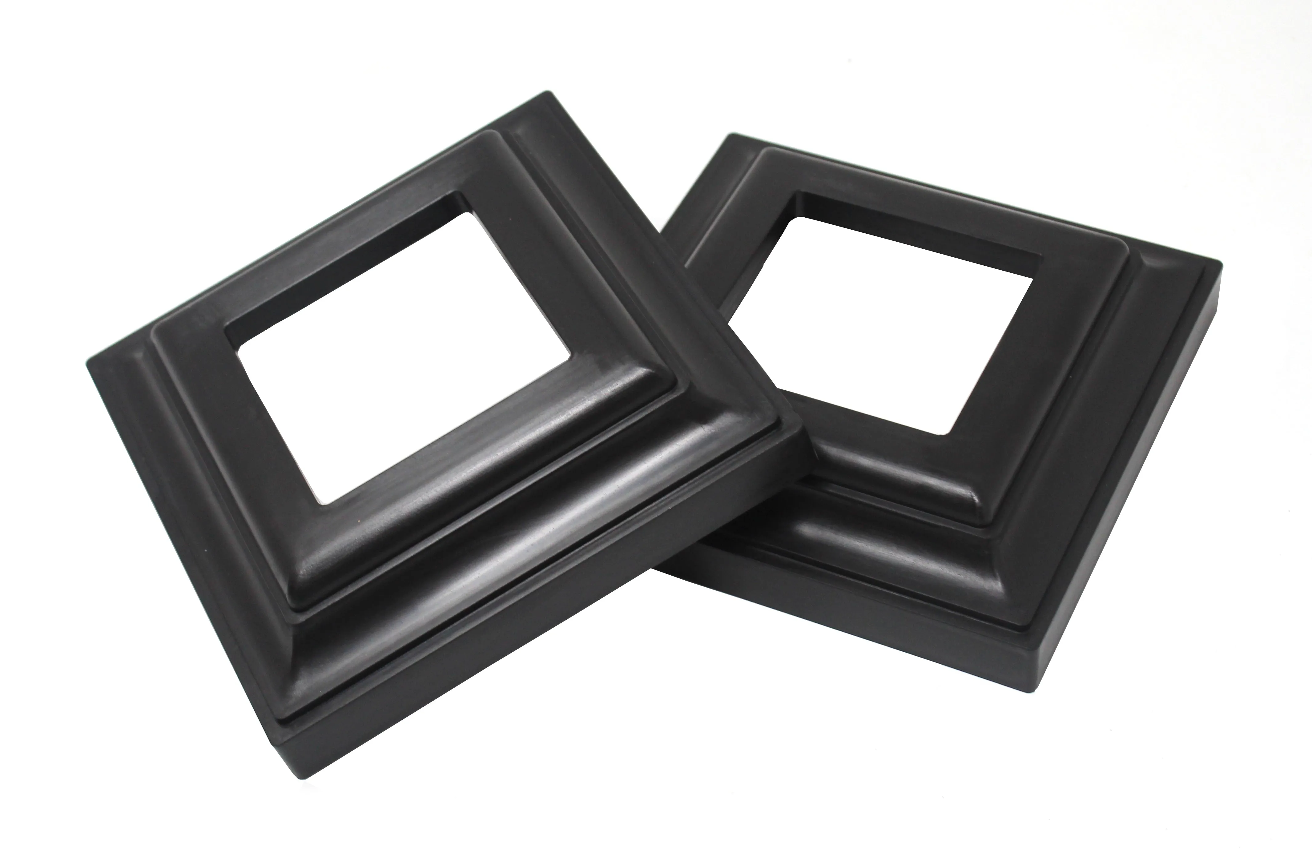 Post Trim Ring 3x3 Black Plastic Column Post Base Trim Ring for Columns/Posts on Decks, Porches