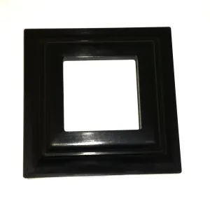 Post Trim Ring 3x3 Black Plastic Column Post Base Trim Ring for Columns/Posts on Decks, Porches