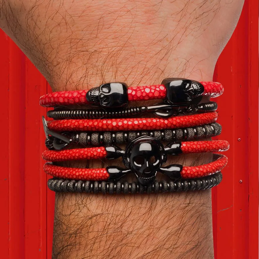 Red stingray bracelet (Unisex)