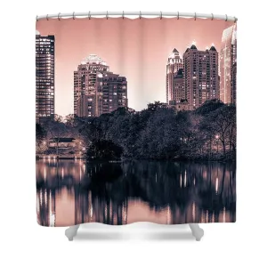 Reflecting Atlanta - Shower Curtain