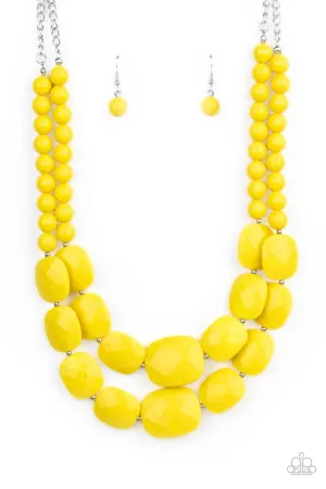 Resort Ready Yellow Paparazzi Necklace