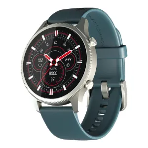 Ronin R-010 Smart Watch, 1.43" Always On Amoled Display, Niokel Dial With Teal Strap  1 Free Black Silicon Strap
