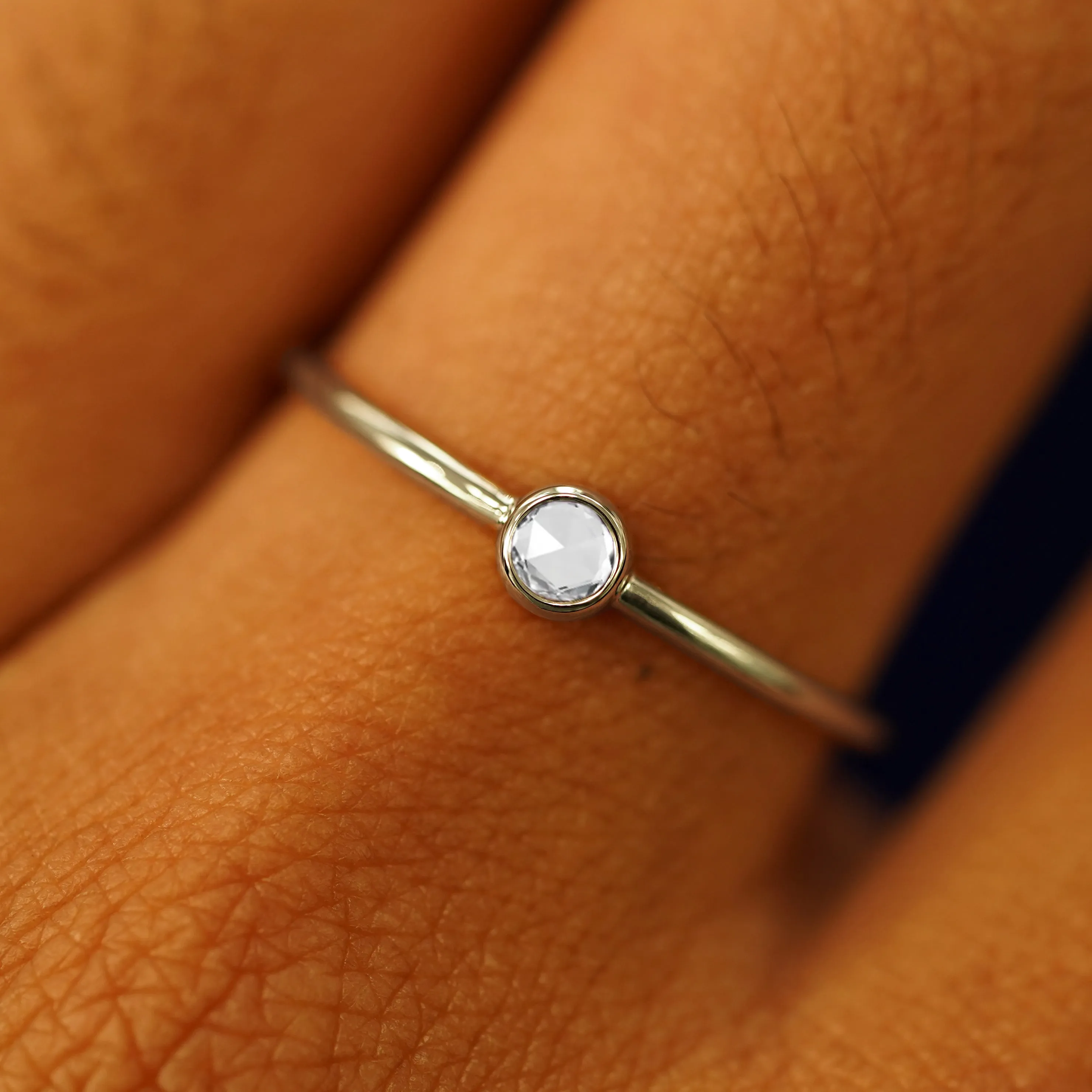 Rose Cut Diamond Ring